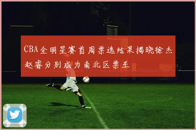 CBA全明星赛首周票选结果揭晓徐杰赵睿分别成为南北区票王